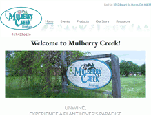 Tablet Screenshot of mulberrycreek.com